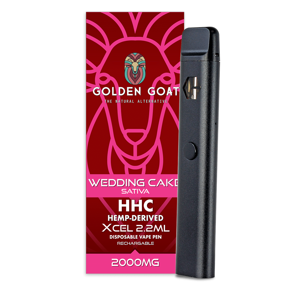 HHC Vape Device, 2000mg, Rechargeable/Disposable - Wedding Cake